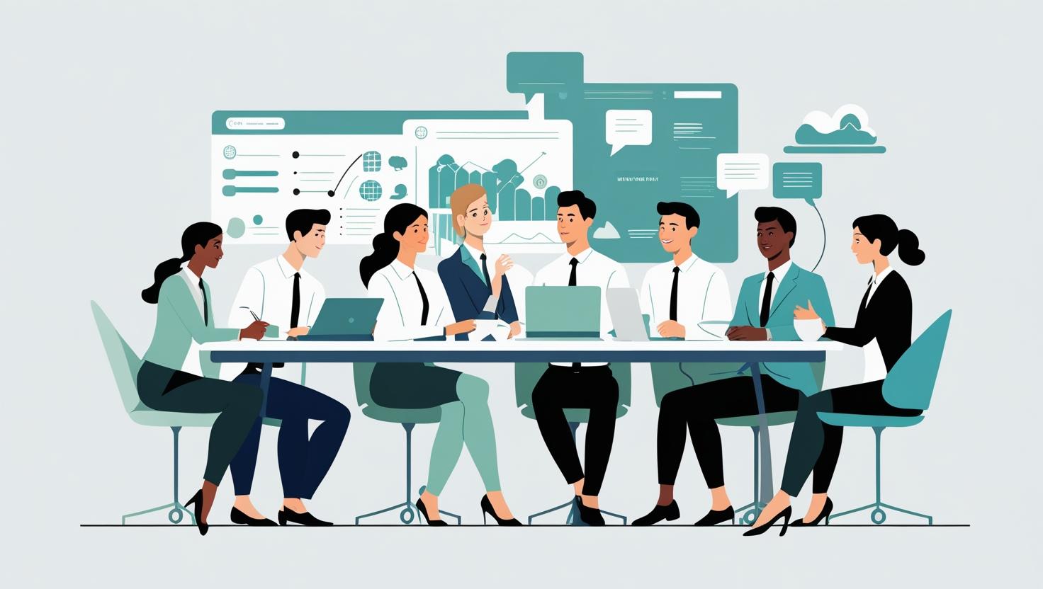 Business team collaboration